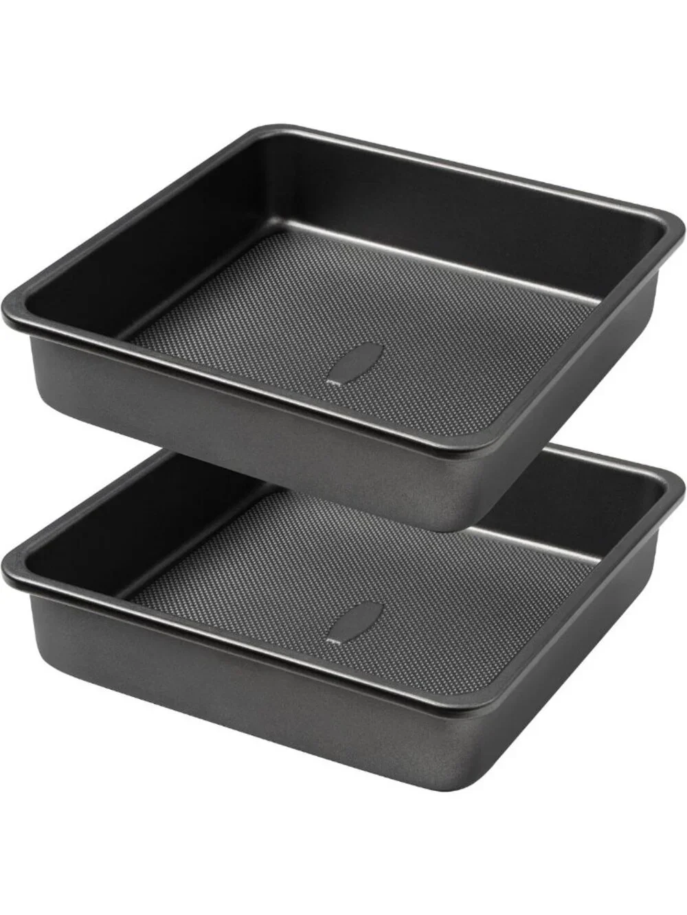 Nonstick Square Cake Pan Set of 2, 9x9 Inch Bakeware for Brownies & Bread